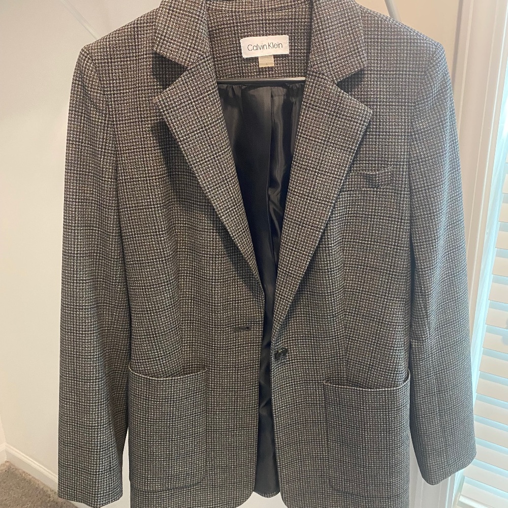 CALVIN KLEIN brown sport coat